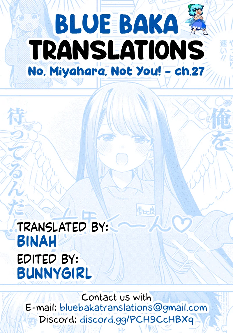 No, Miyahara, Not You! Chapter 27 - Page 11