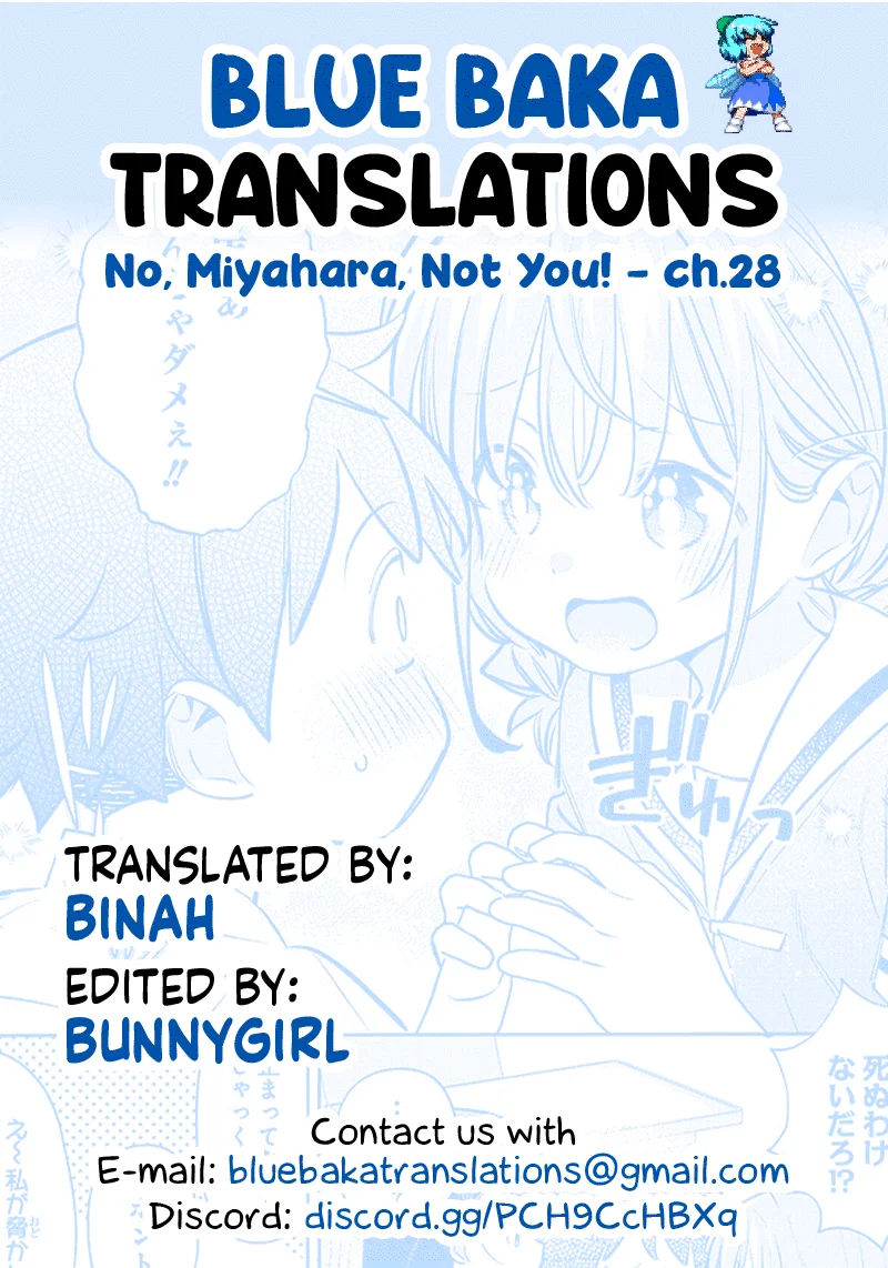 No, Miyahara, Not You! Chapter 28 - Page 13