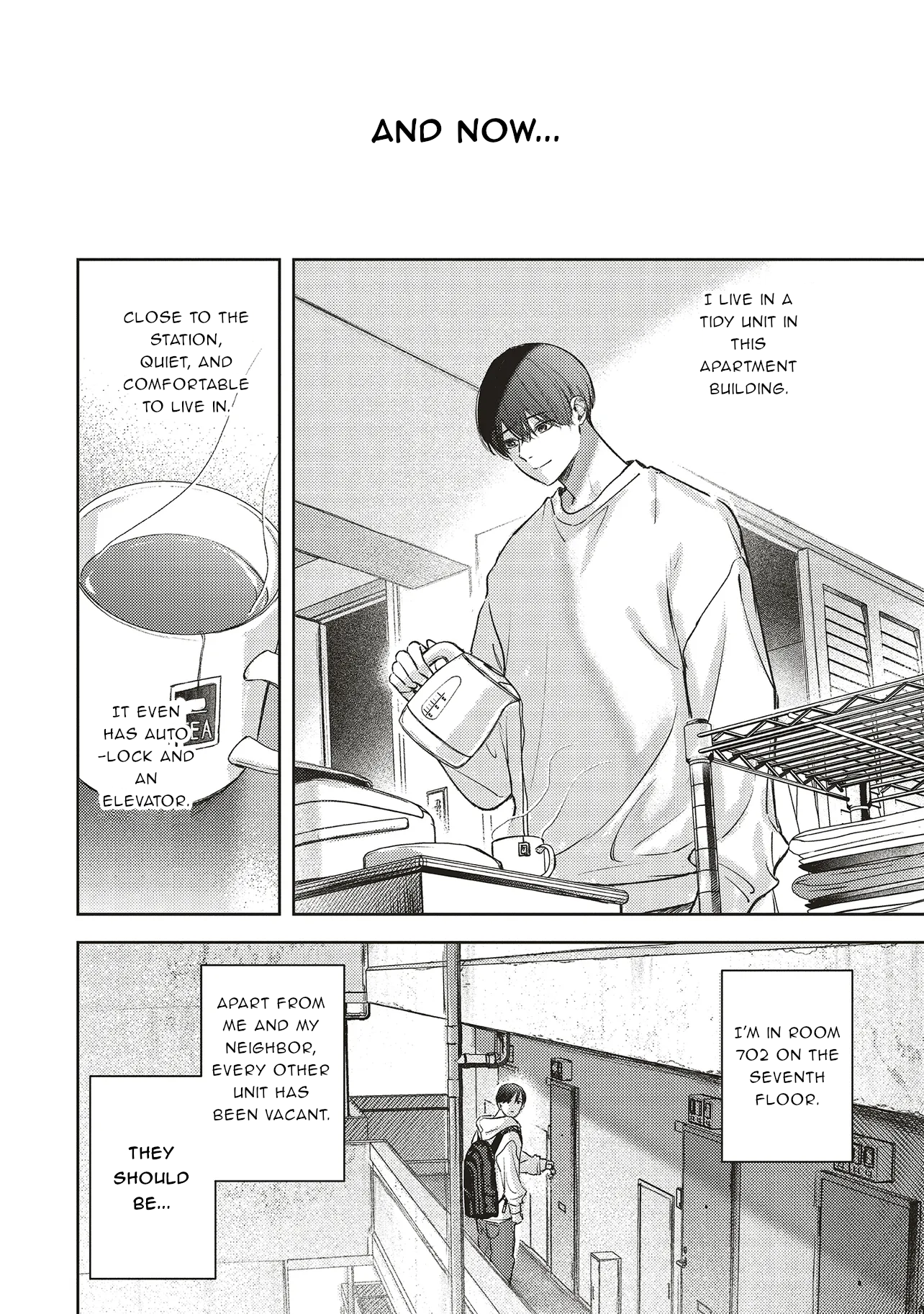 Nyukyo Joken: Tonari Ni Sunderu Yujin To Kanarazu Nakayoku Shitekudasai Chapter 1.3 - Page 1