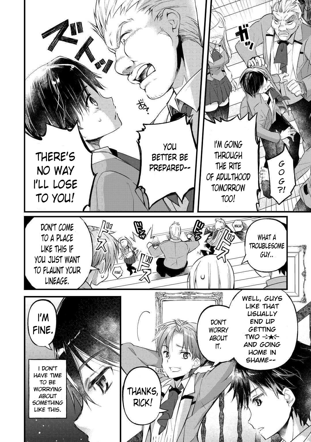 Ochikobore “1” Mahou Tsukai Wa, Kyou Mo Muishiki Ni Cheat Wo Tsukau Chapter 1 - Page 12