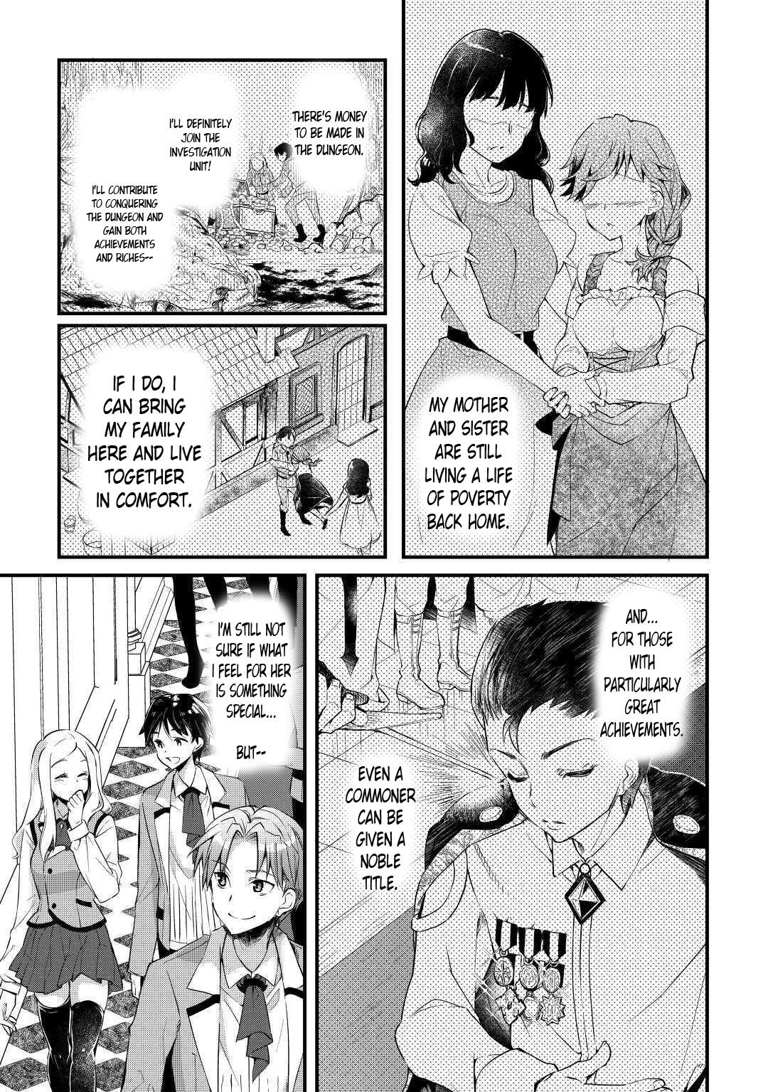 Ochikobore “1” Mahou Tsukai Wa, Kyou Mo Muishiki Ni Cheat Wo Tsukau Chapter 1 - Page 13