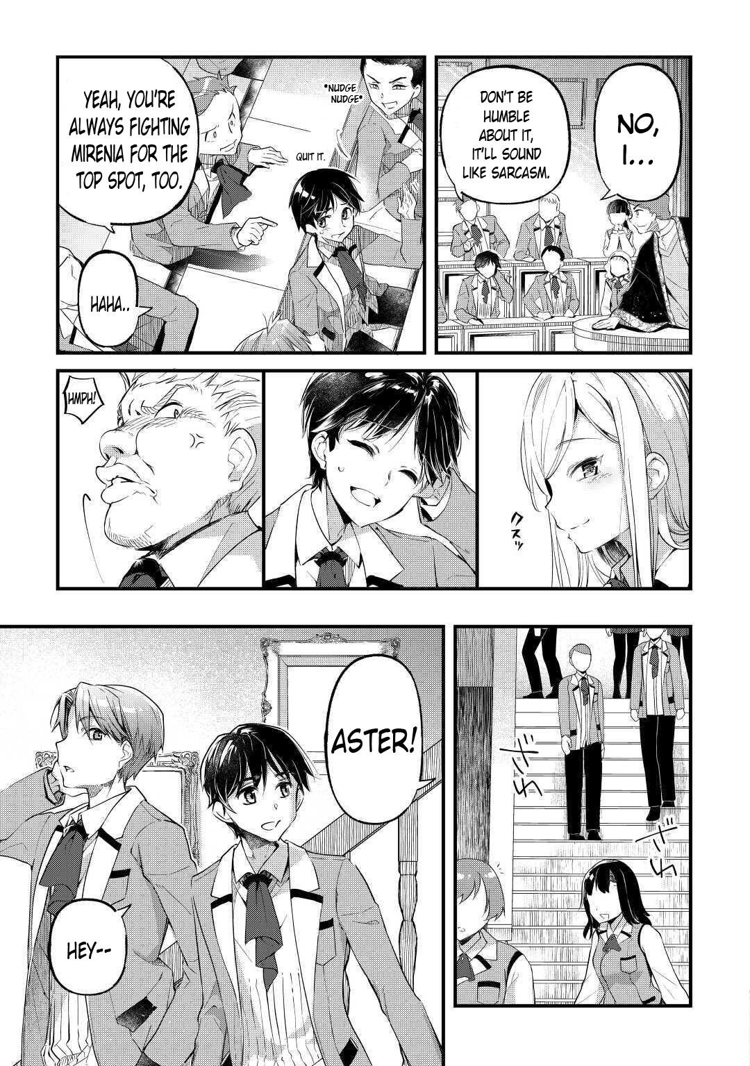 Ochikobore “1” Mahou Tsukai Wa, Kyou Mo Muishiki Ni Cheat Wo Tsukau Chapter 1 - Page 9