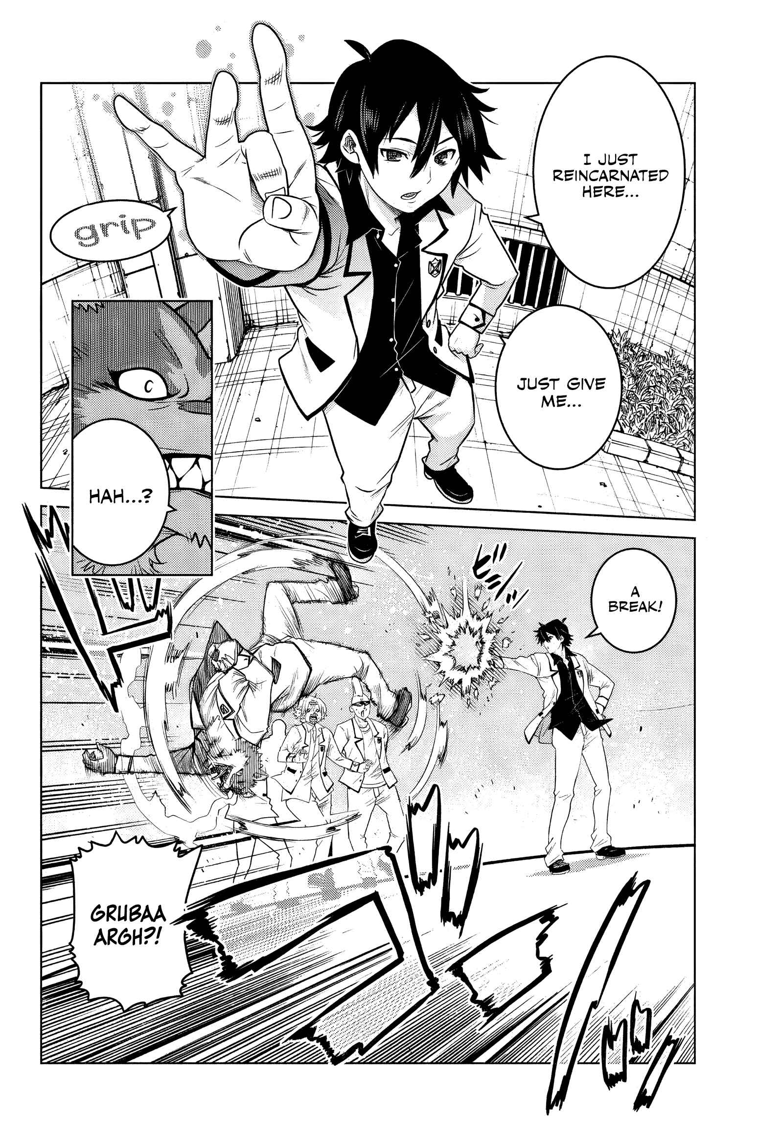Ochikobore Datta Ani Ga Jitsuha Saikyou: Shijou Saikyou No Yuusha Wa Tensei-shi, Gakuen De Mujikaku Ni Musou Suru Chapter 1 - Page 22