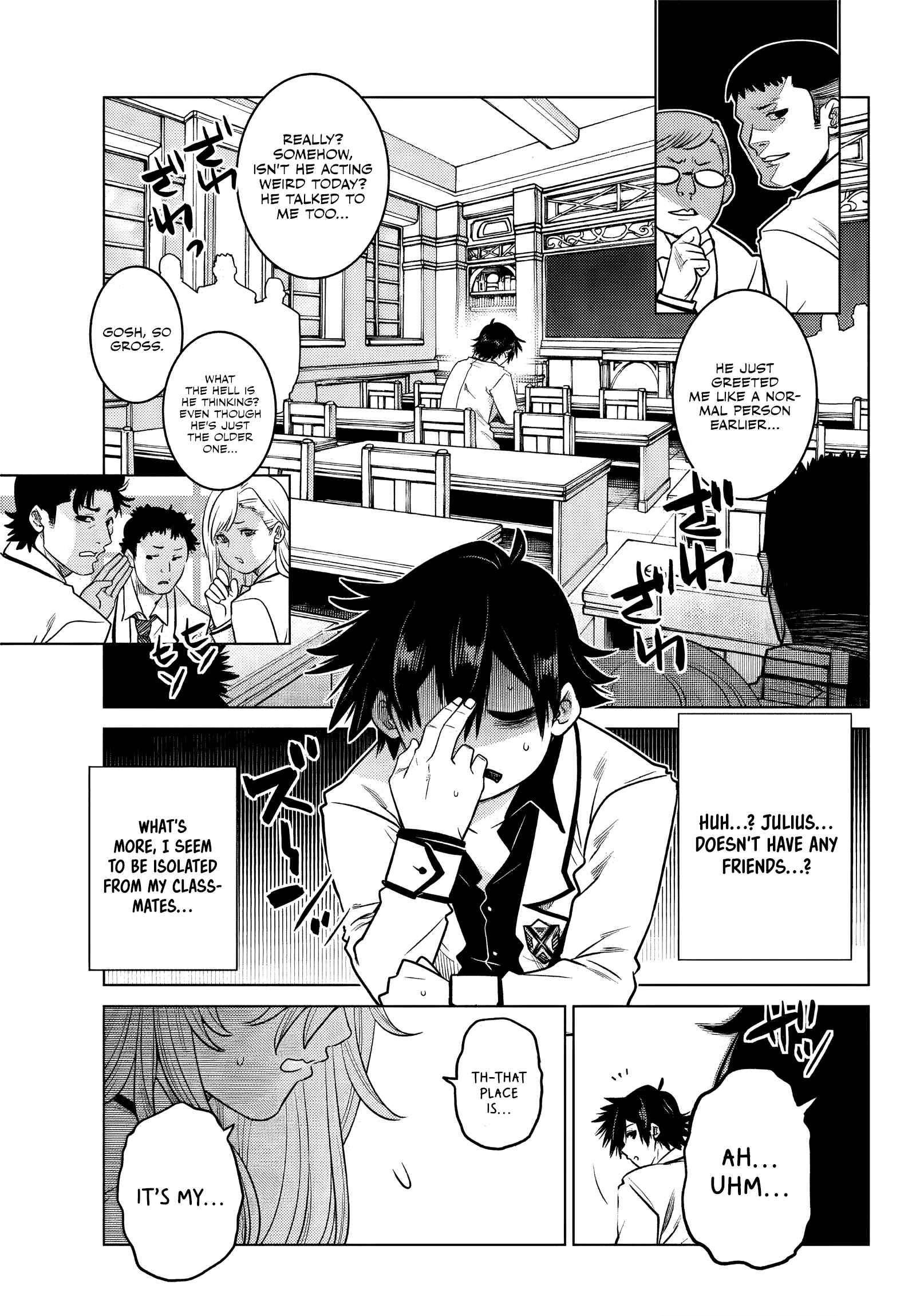 Ochikobore Datta Ani Ga Jitsuha Saikyou: Shijou Saikyou No Yuusha Wa Tensei-shi, Gakuen De Mujikaku Ni Musou Suru Chapter 1 - Page 27