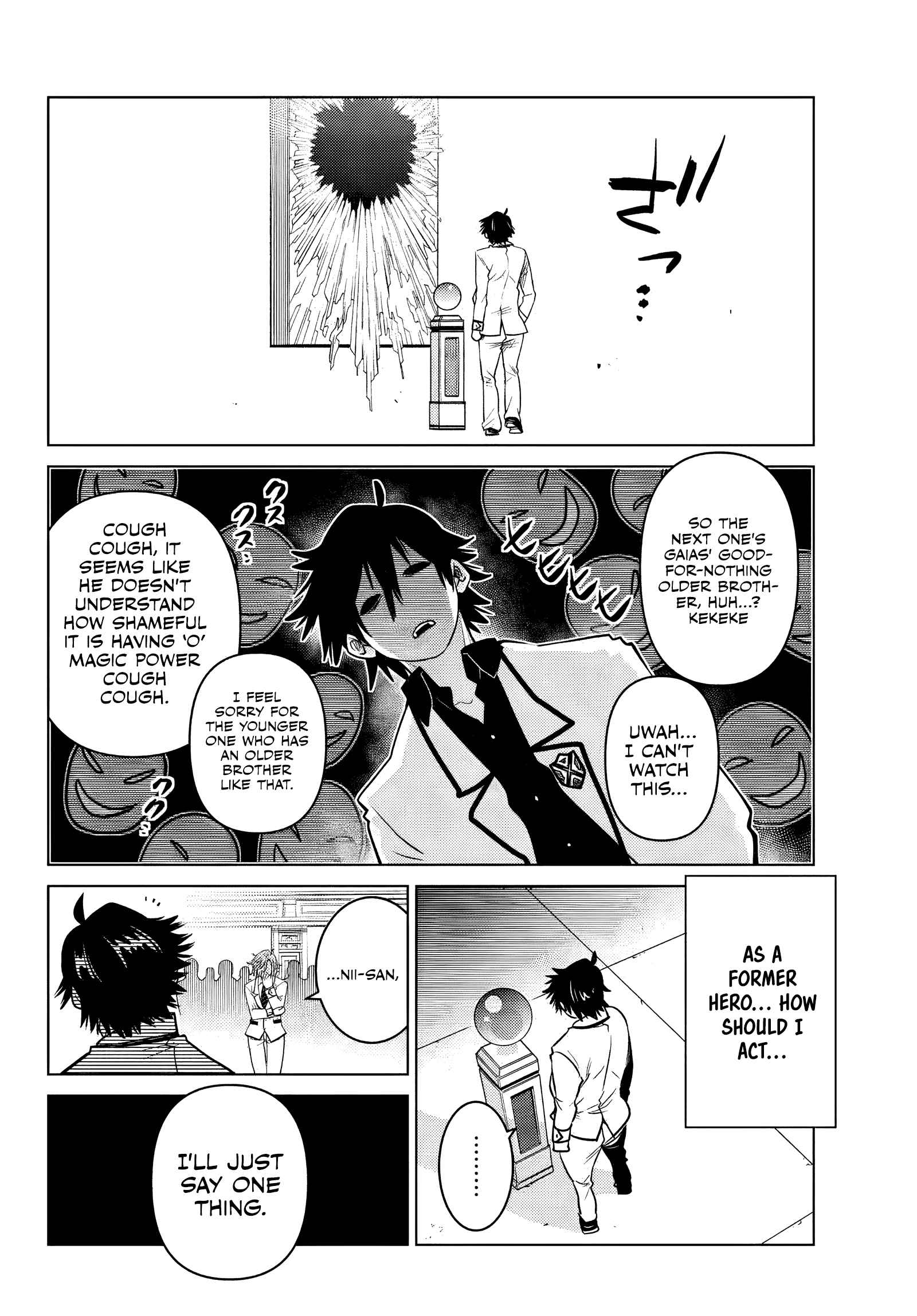 Ochikobore Datta Ani Ga Jitsuha Saikyou: Shijou Saikyou No Yuusha Wa Tensei-shi, Gakuen De Mujikaku Ni Musou Suru Chapter 1 - Page 40