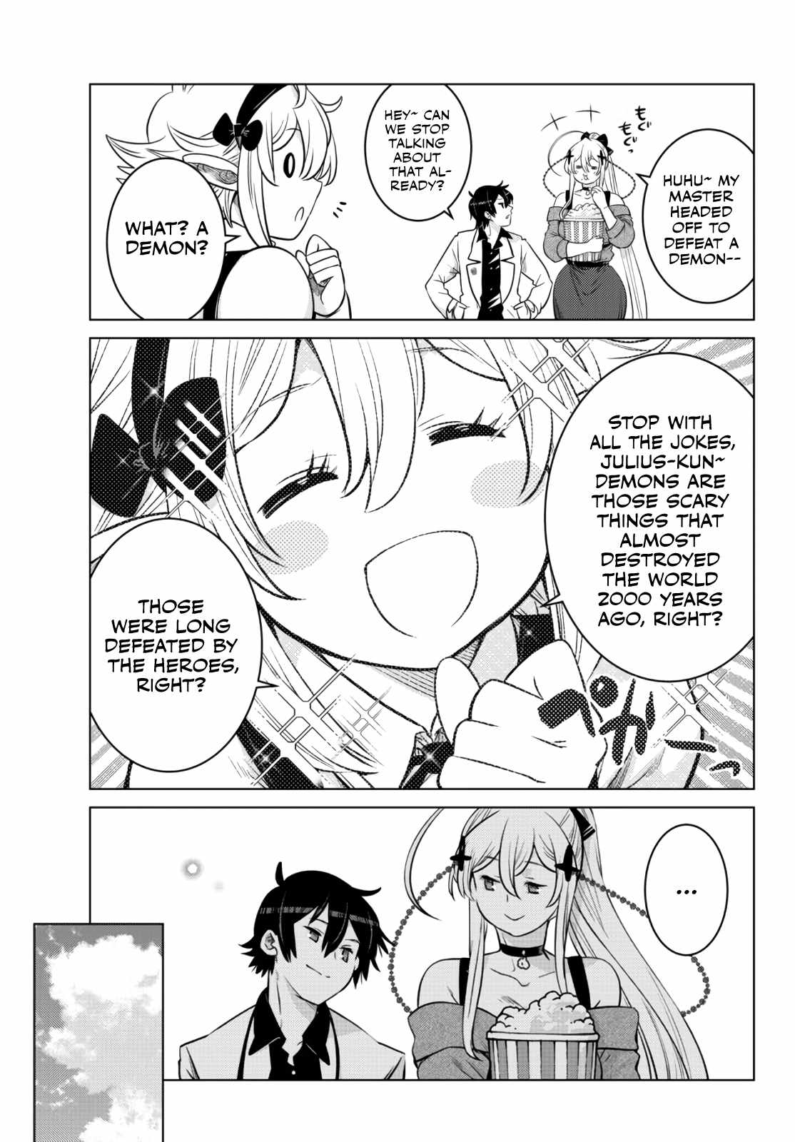Ochikobore Datta Ani Ga Jitsuha Saikyou: Shijou Saikyou No Yuusha Wa Tensei-shi, Gakuen De Mujikaku Ni Musou Suru Chapter 10.4 - Page 9