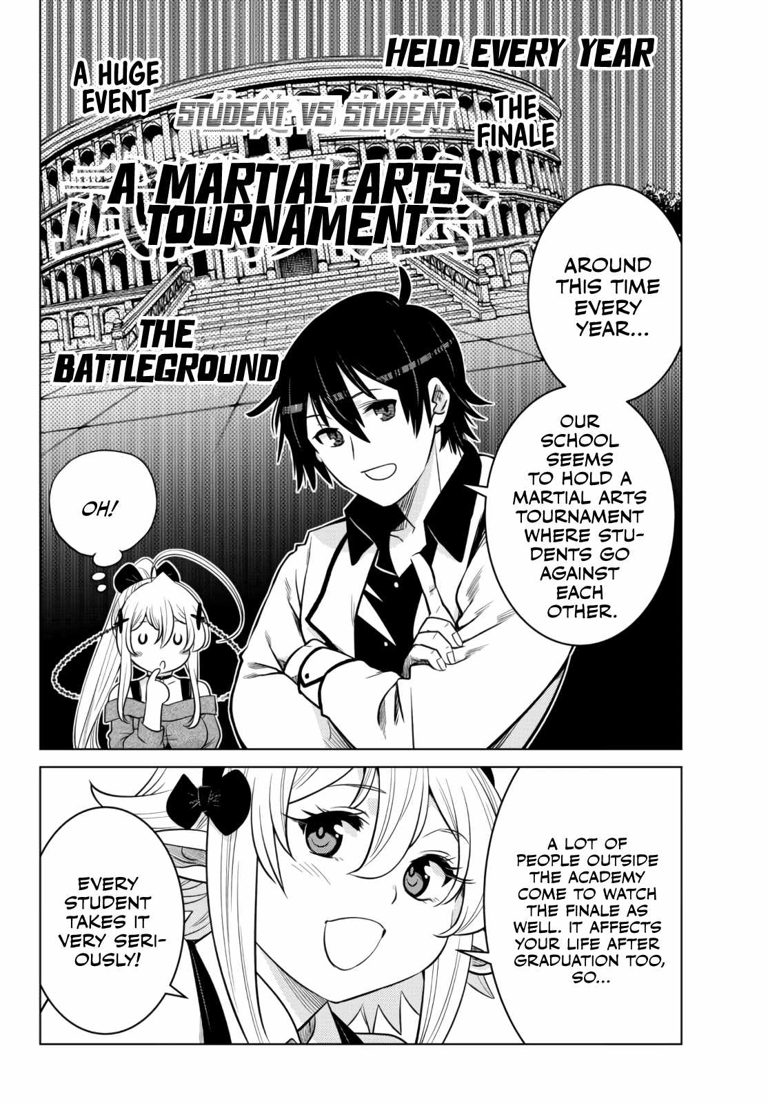 Ochikobore Datta Ani Ga Jitsuha Saikyou: Shijou Saikyou No Yuusha Wa Tensei-shi, Gakuen De Mujikaku Ni Musou Suru Chapter 10.5 - Page 8