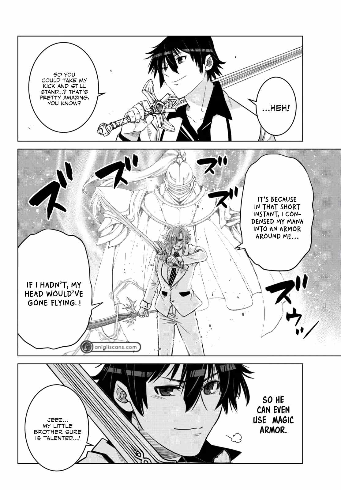Ochikobore Datta Ani Ga Jitsuha Saikyou: Shijou Saikyou No Yuusha Wa Tensei-shi, Gakuen De Mujikaku Ni Musou Suru Chapter 14 - Page 28