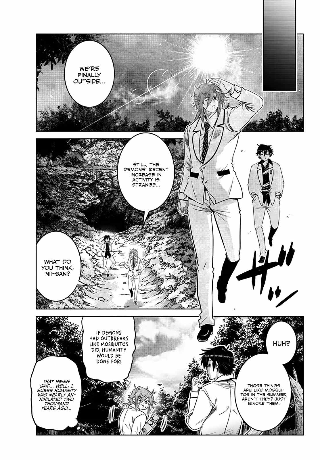 Ochikobore Datta Ani Ga Jitsuha Saikyou: Shijou Saikyou No Yuusha Wa Tensei-shi, Gakuen De Mujikaku Ni Musou Suru Chapter 19 - Page 37