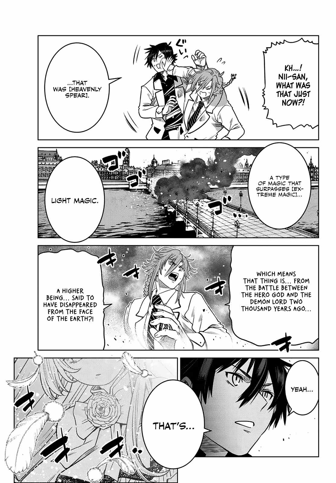 Ochikobore Datta Ani Ga Jitsuha Saikyou: Shijou Saikyou No Yuusha Wa Tensei-shi, Gakuen De Mujikaku Ni Musou Suru Chapter 19 - Page 45