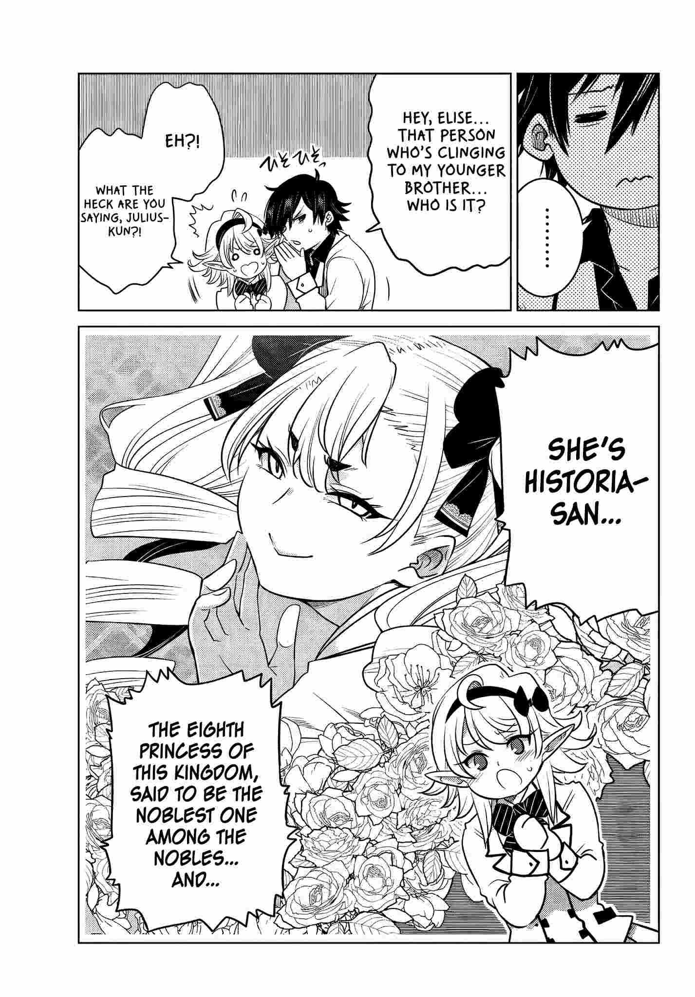 Ochikobore Datta Ani Ga Jitsuha Saikyou: Shijou Saikyou No Yuusha Wa Tensei-shi, Gakuen De Mujikaku Ni Musou Suru Chapter 2.2 - Page 8