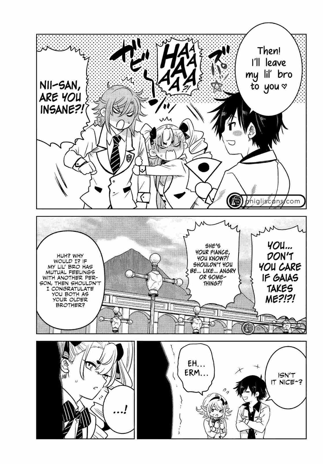 Ochikobore Datta Ani Ga Jitsuha Saikyou: Shijou Saikyou No Yuusha Wa Tensei-shi, Gakuen De Mujikaku Ni Musou Suru Chapter 2.3 - Page 2