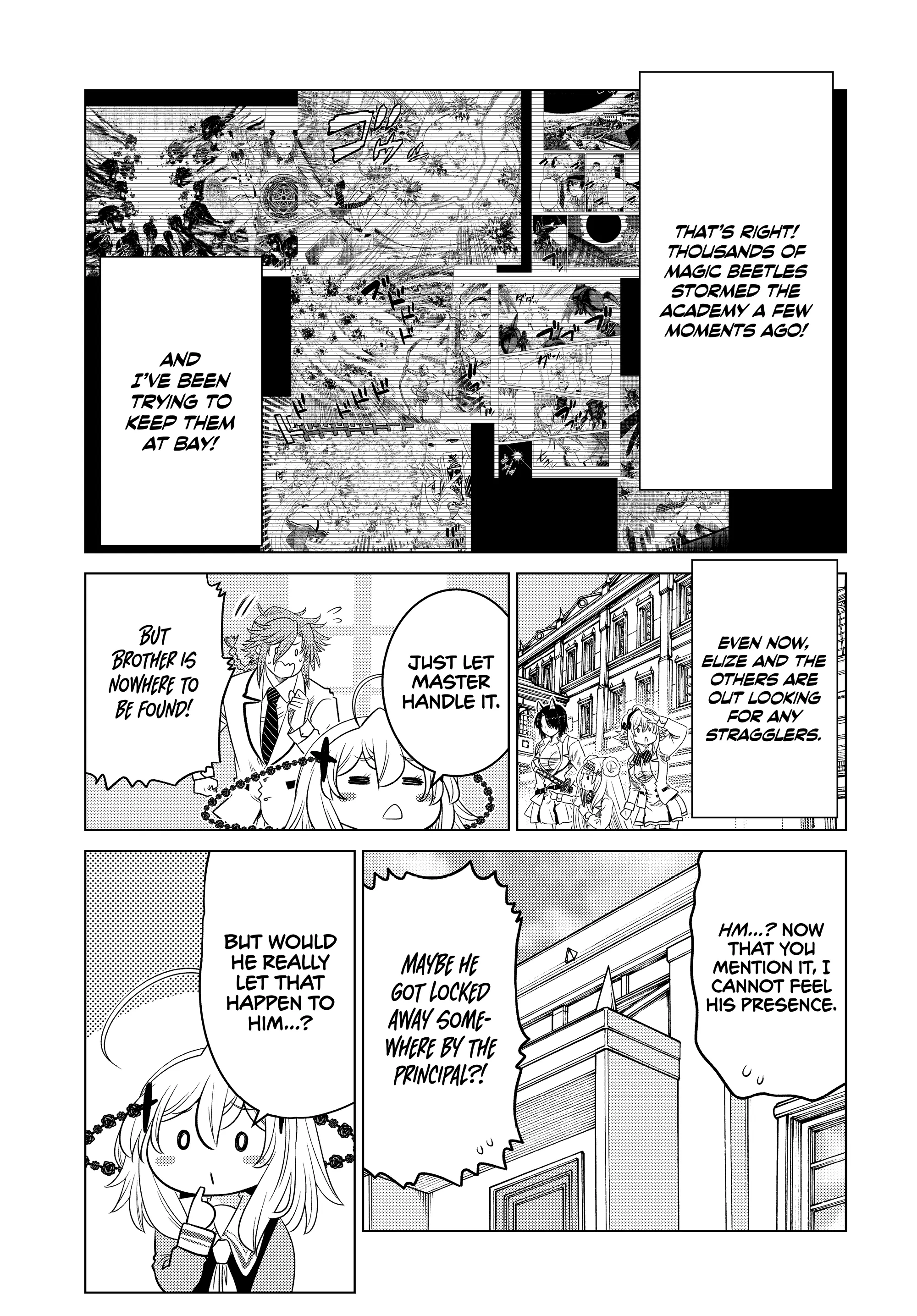Ochikobore Datta Ani Ga Jitsuha Saikyou: Shijou Saikyou No Yuusha Wa Tensei-shi, Gakuen De Mujikaku Ni Musou Suru Chapter 24 - Page 10