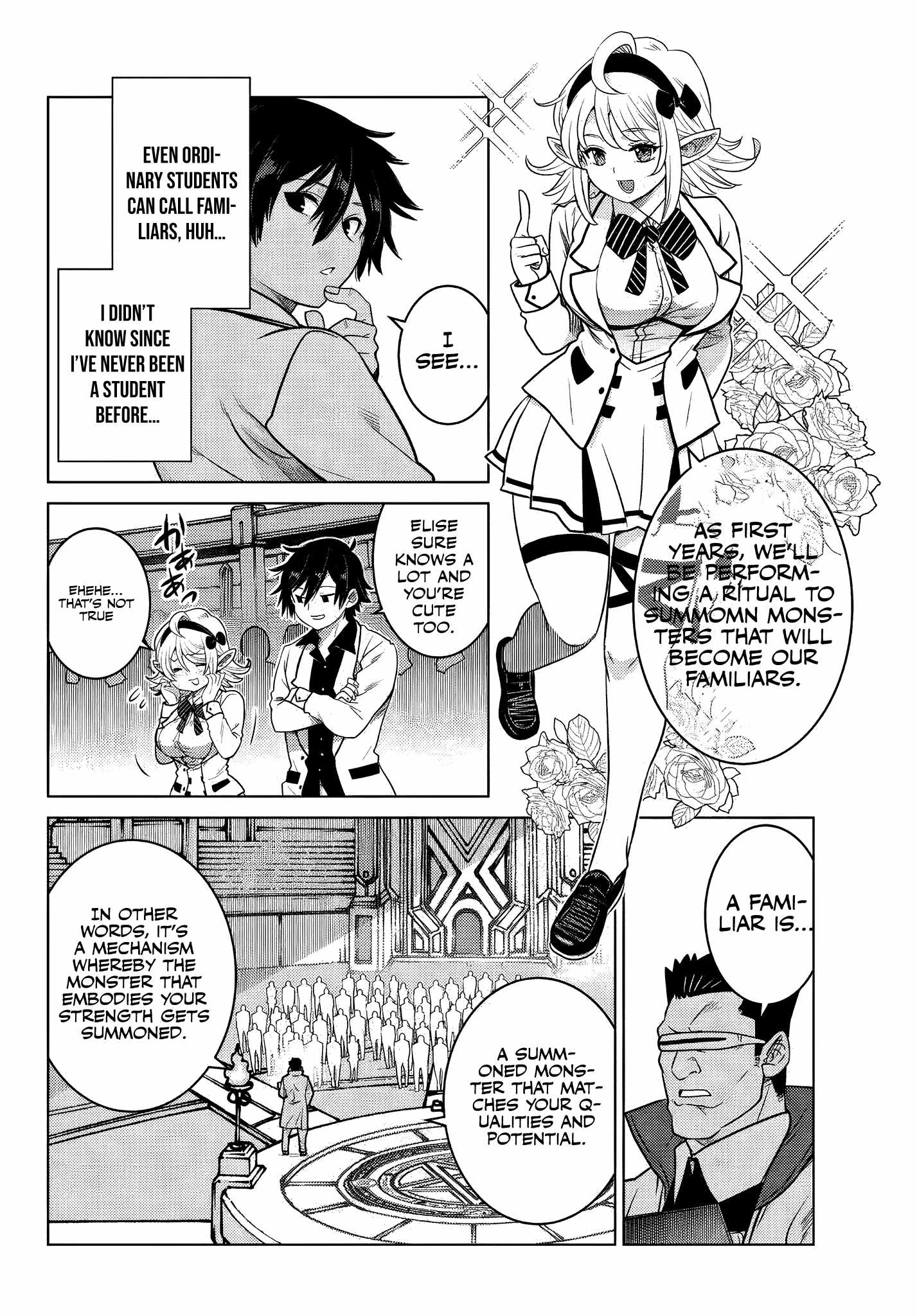 Ochikobore Datta Ani Ga Jitsuha Saikyou: Shijou Saikyou No Yuusha Wa Tensei-shi, Gakuen De Mujikaku Ni Musou Suru Chapter 3.2 - Page 10