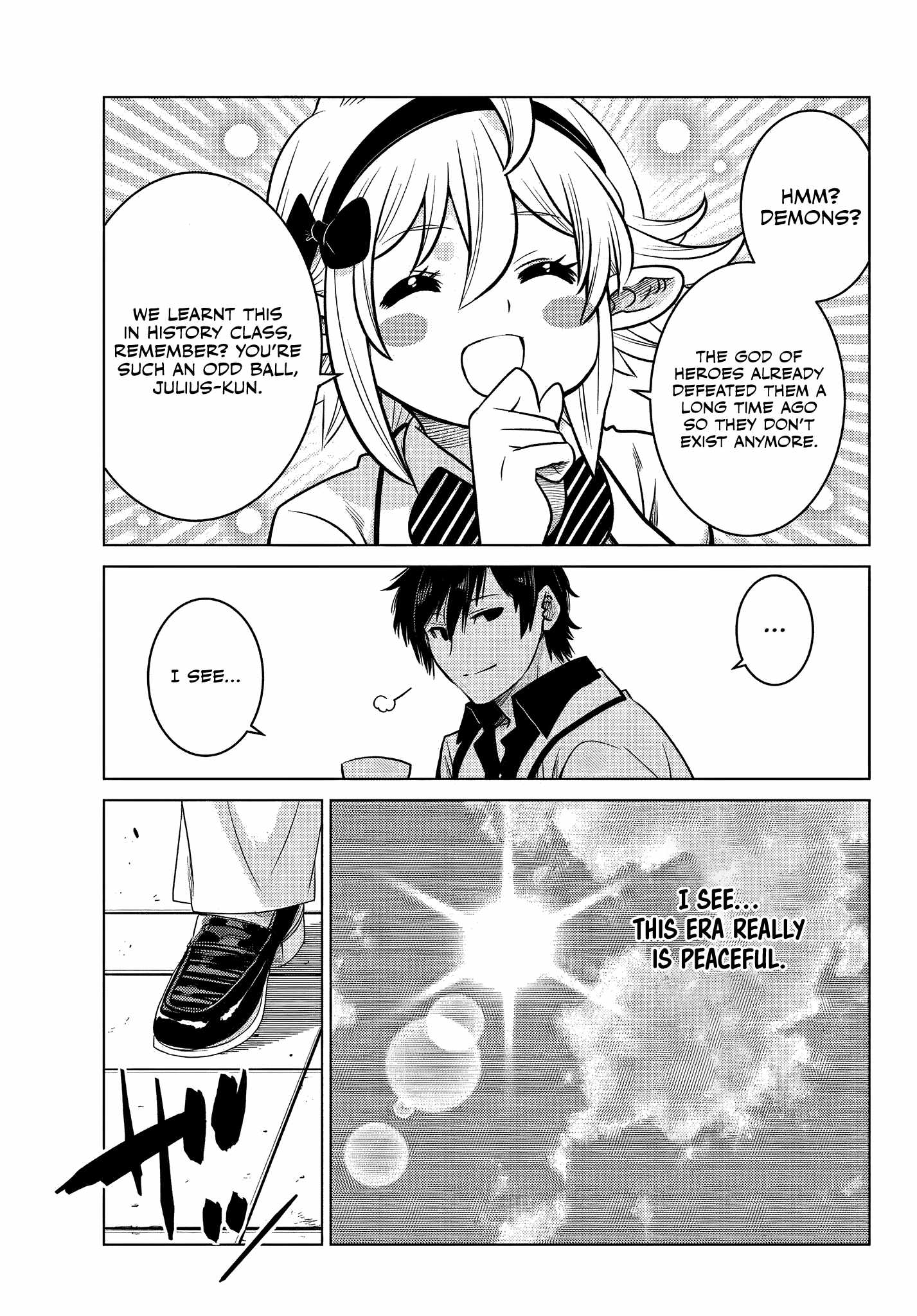 Ochikobore Datta Ani Ga Jitsuha Saikyou: Shijou Saikyou No Yuusha Wa Tensei-shi, Gakuen De Mujikaku Ni Musou Suru Chapter 6.4 - Page 5