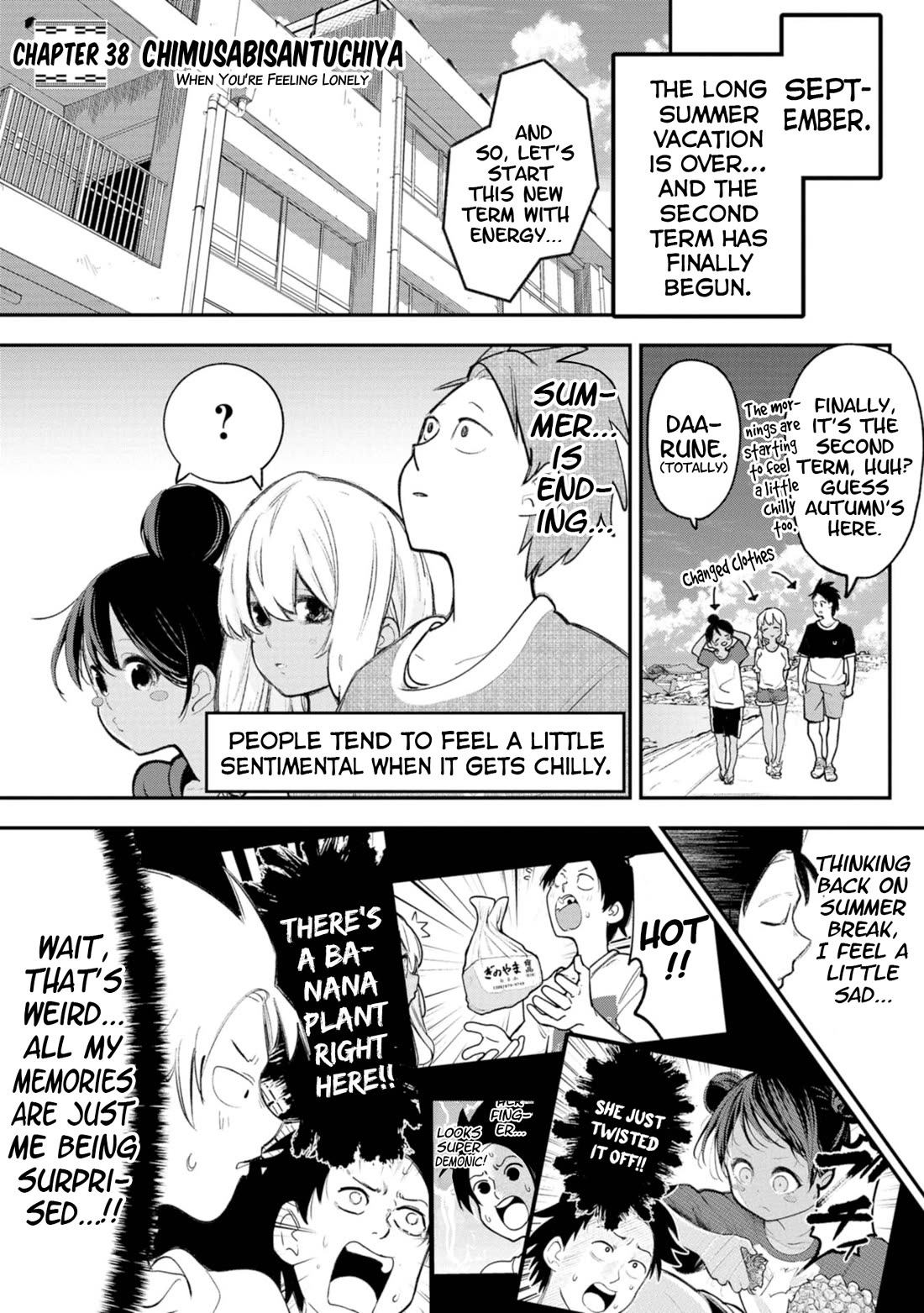 Okinawa de Suki ni Natta ko ga Hougen Sugite Tsura Sugiru Chapter 38 - Page 1