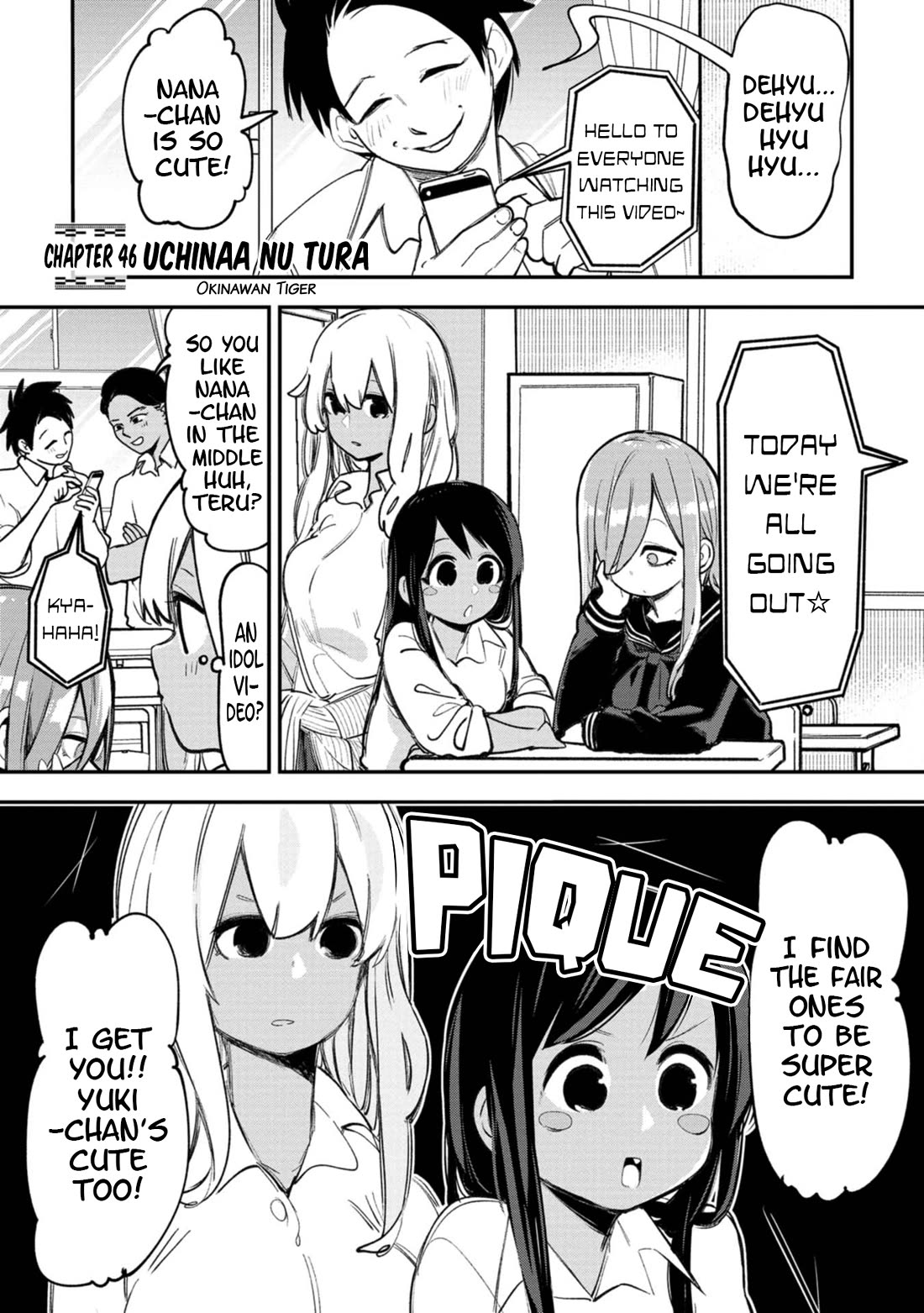 Okinawa de Suki ni Natta ko ga Hougen Sugite Tsura Sugiru Chapter 46 - Page 1