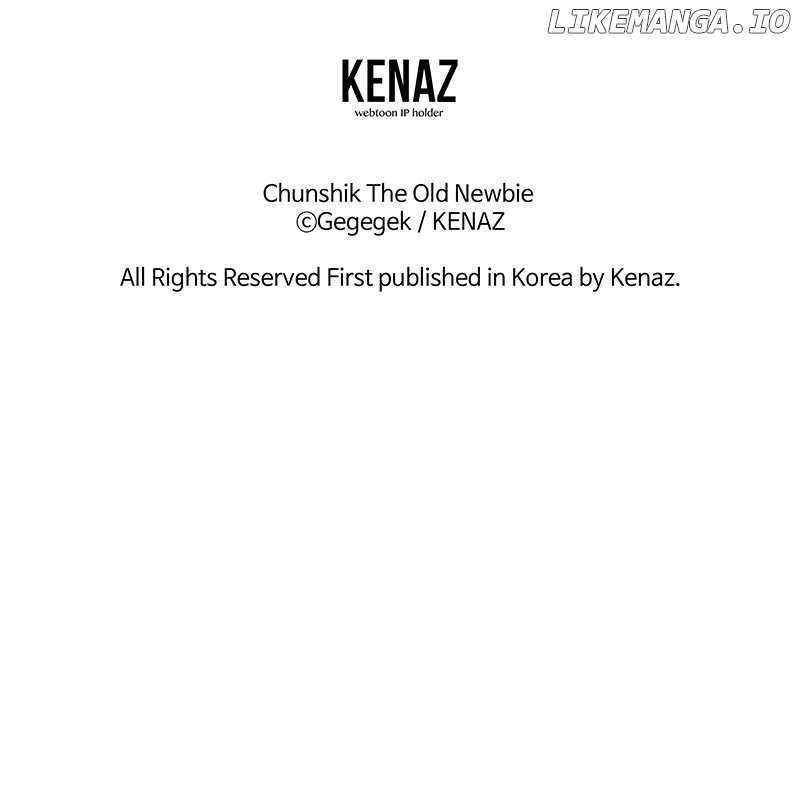 Old Newbie Kim ChunShik Chapter 57 - Page 116