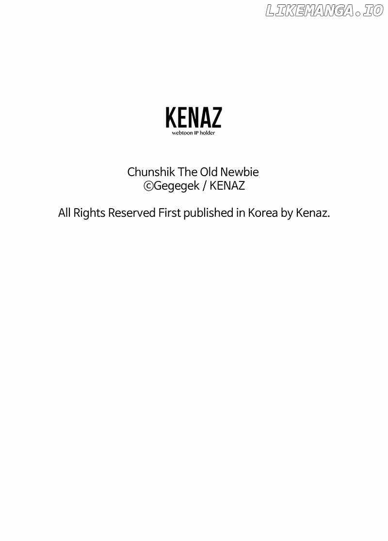 Old Newbie Kim ChunShik Chapter 65 - Page 117