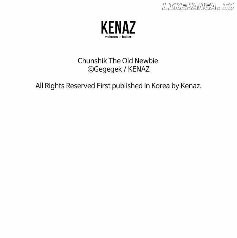 Old Newbie Kim ChunShik Chapter 69 - Page 105