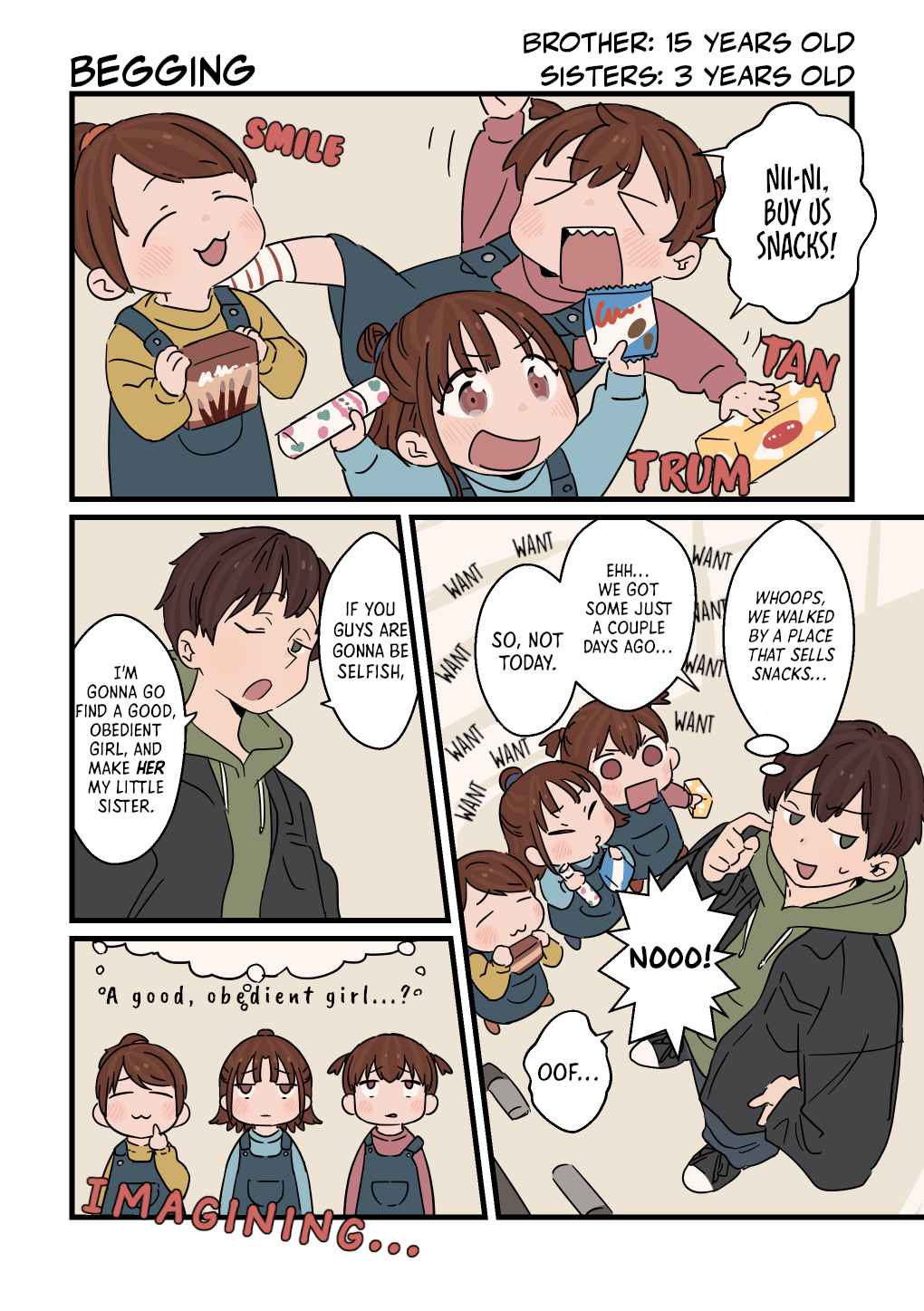 Older Brother and Triplets Chapter 12 - Page 1
