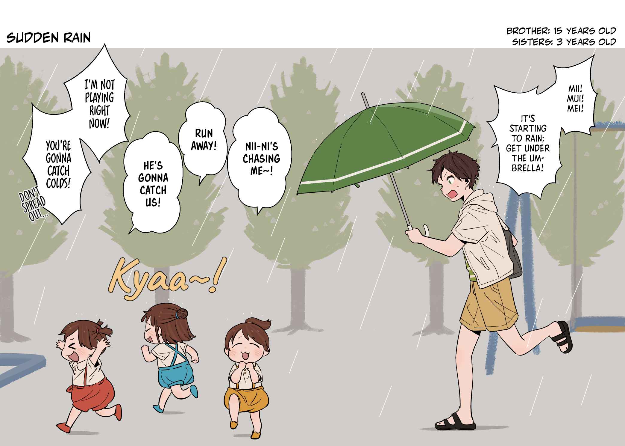Older Brother and Triplets Chapter 15 - Page 1