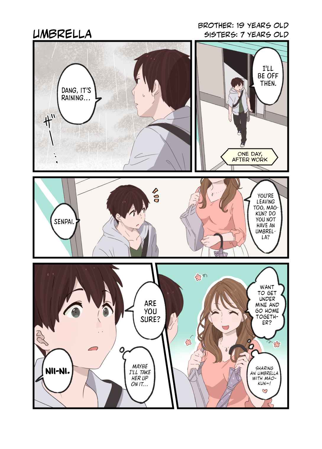 Older Brother and Triplets Chapter 7 - Page 1