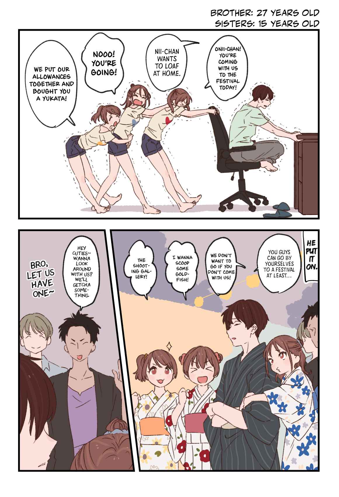 Older Brother and Triplets Chapter 8 - Page 3