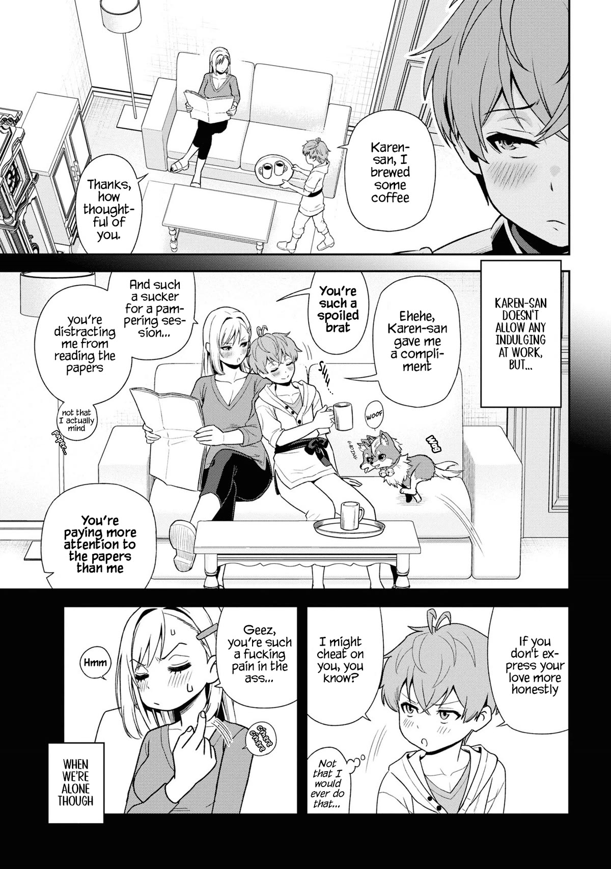 Older Elite Knight Is Cute Only in Front of Me Chapter 28.2 - Page 1