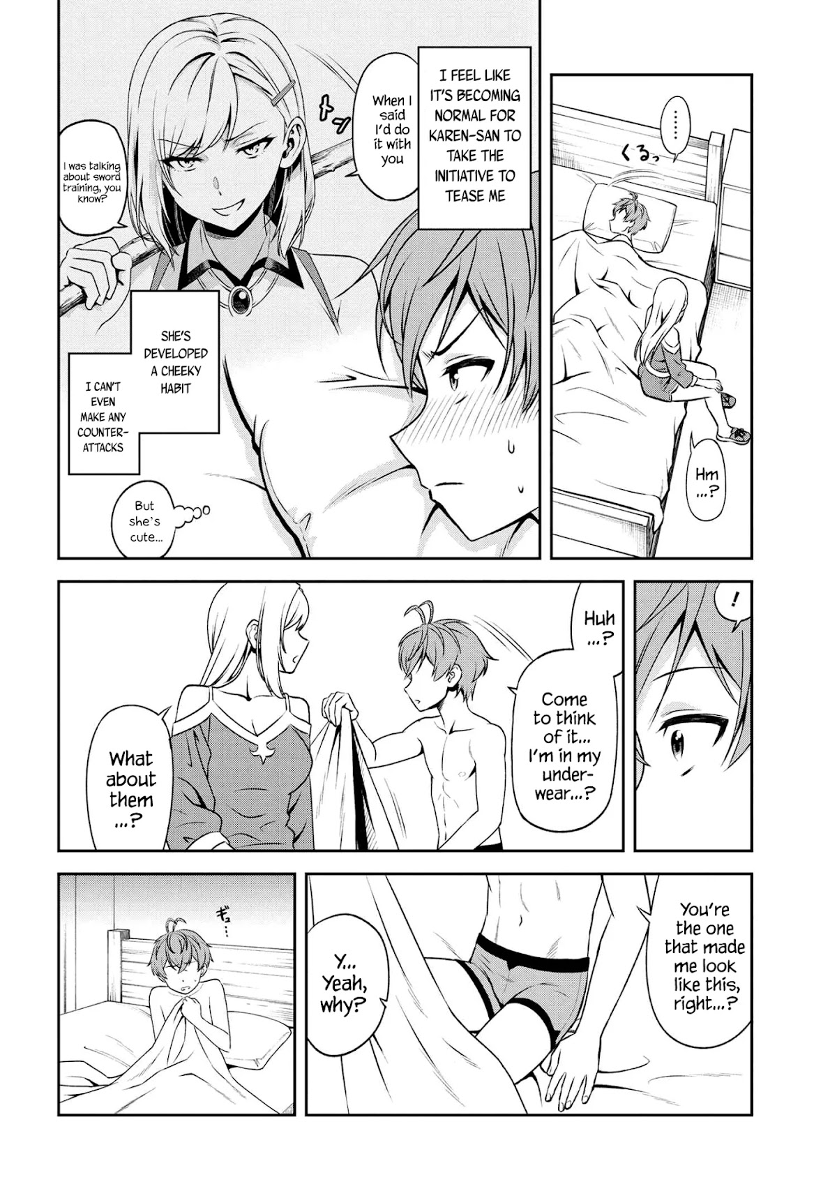 Older Elite Knight Is Cute Only in Front of Me Chapter 8.2 - Page 7