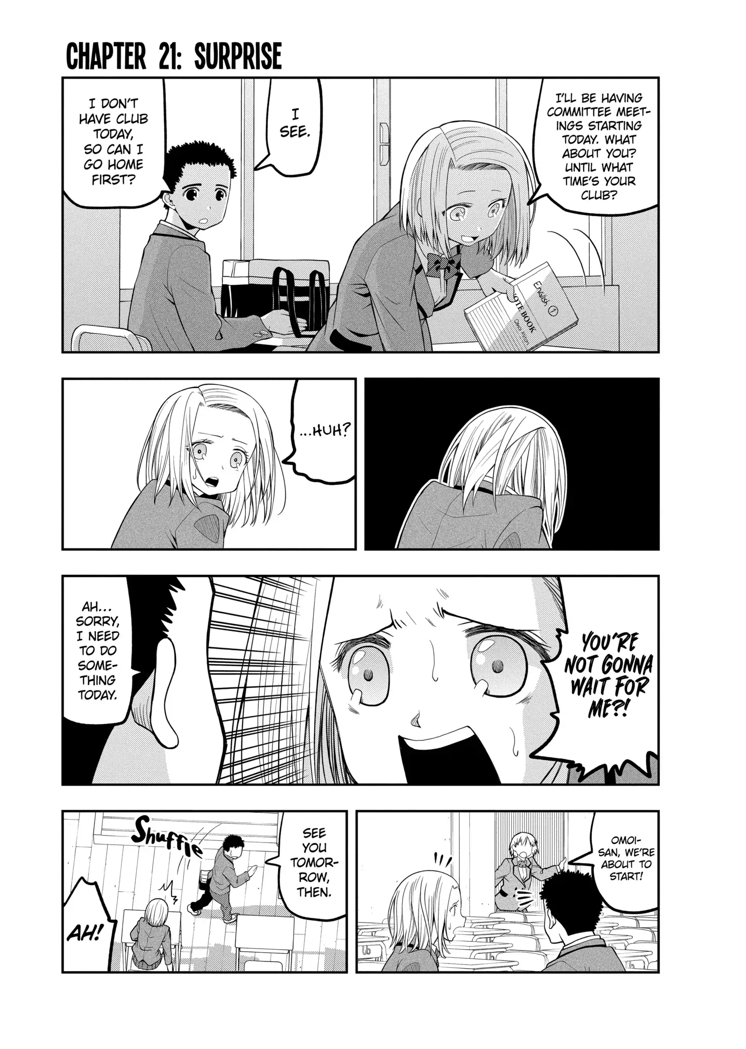 Omoi-san’s Overwhelming Obsession Chapter 21 - Page 1