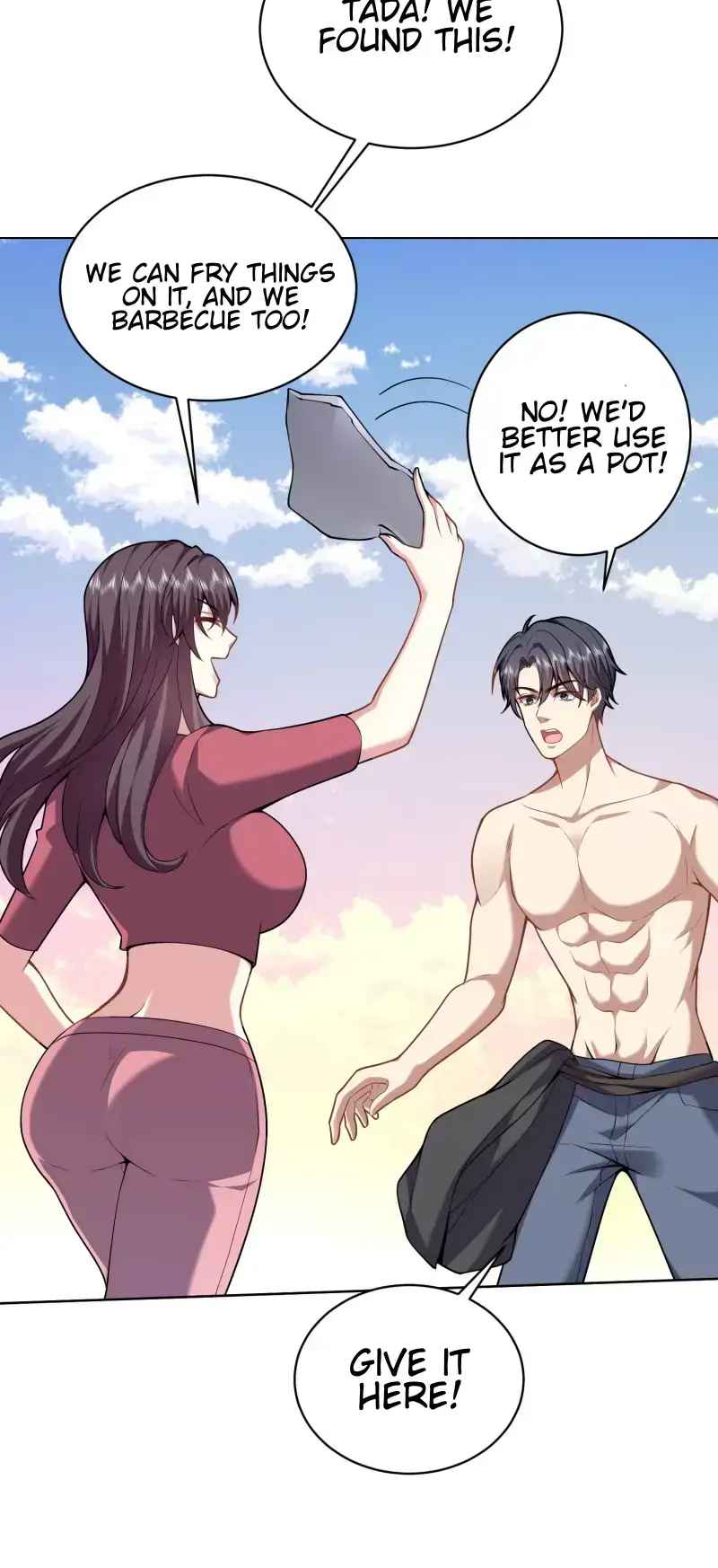 On a Deserted Island With Beautiful Sisters Chapter 4 - Page 23