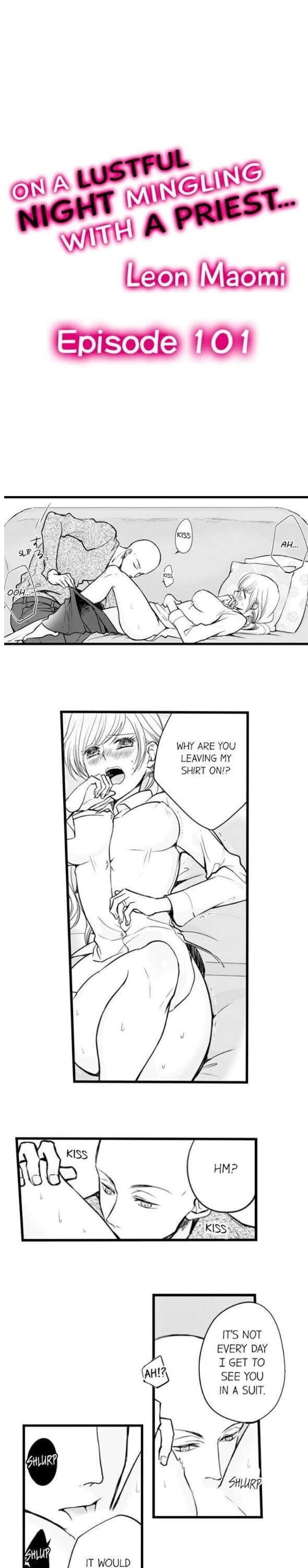 On a Lustful Night Mingling with a Priest Chapter 101 - Page 1