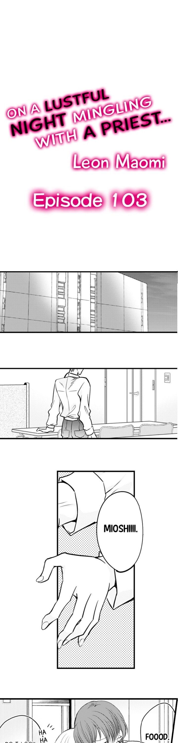 On a Lustful Night Mingling with a Priest Chapter 103 - Page 1