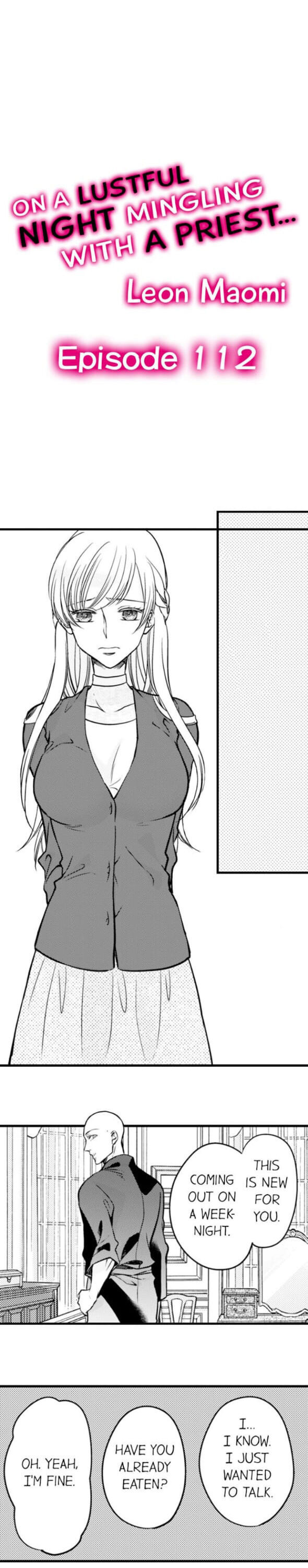 On a Lustful Night Mingling with a Priest Chapter 112 - Page 1