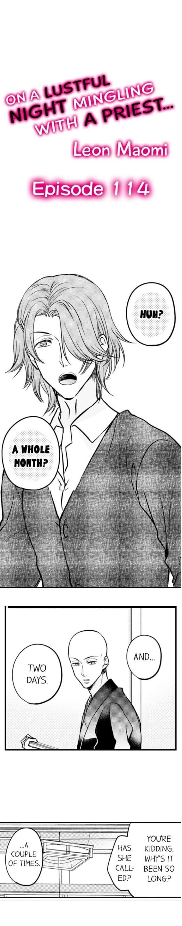 On a Lustful Night Mingling with a Priest Chapter 114 - Page 1