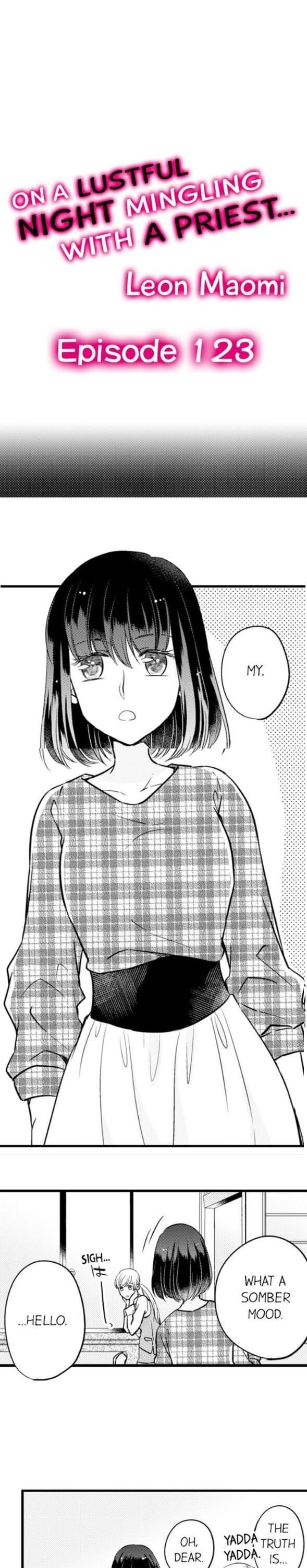 On a Lustful Night Mingling with a Priest Chapter 123 - Page 1