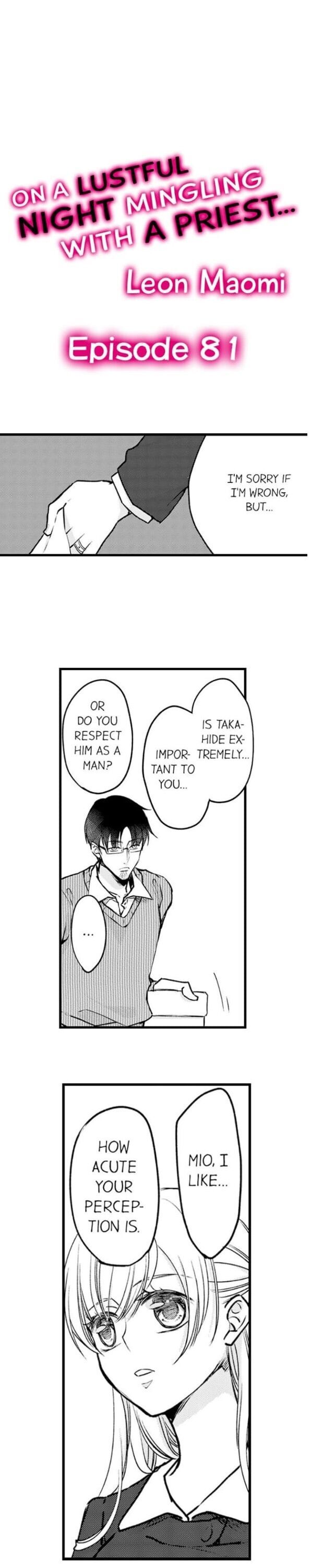 On a Lustful Night Mingling with a Priest Chapter 81 - Page 1