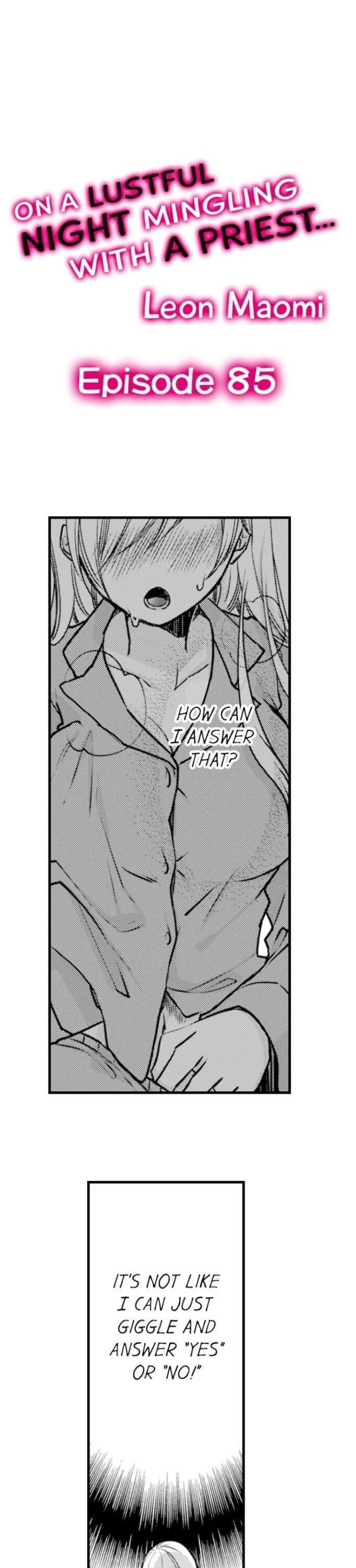 On a Lustful Night Mingling with a Priest Chapter 85 - Page 1