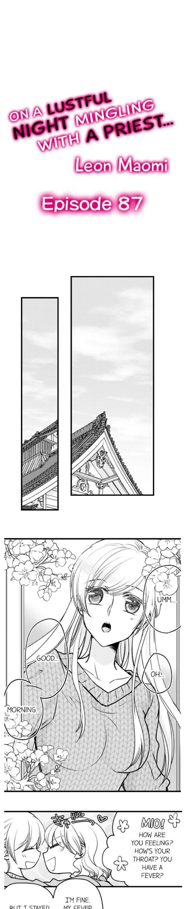 On a Lustful Night Mingling with a Priest Chapter 87 - Page 1