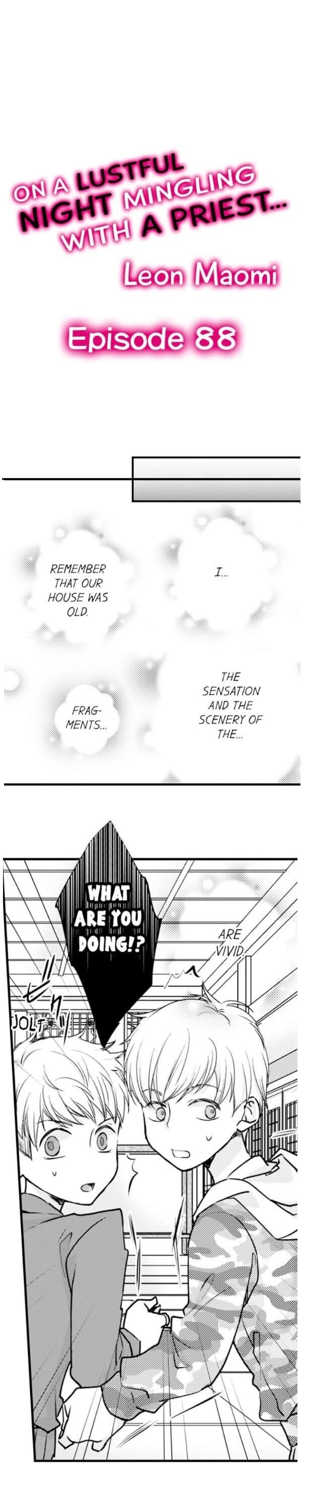 On a Lustful Night Mingling with a Priest Chapter 88 - Page 1