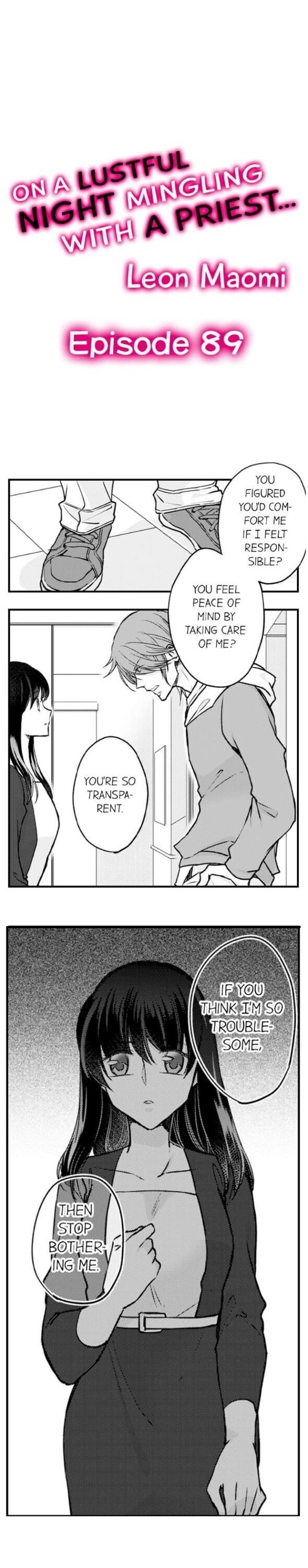 On a Lustful Night Mingling with a Priest Chapter 89 - Page 1