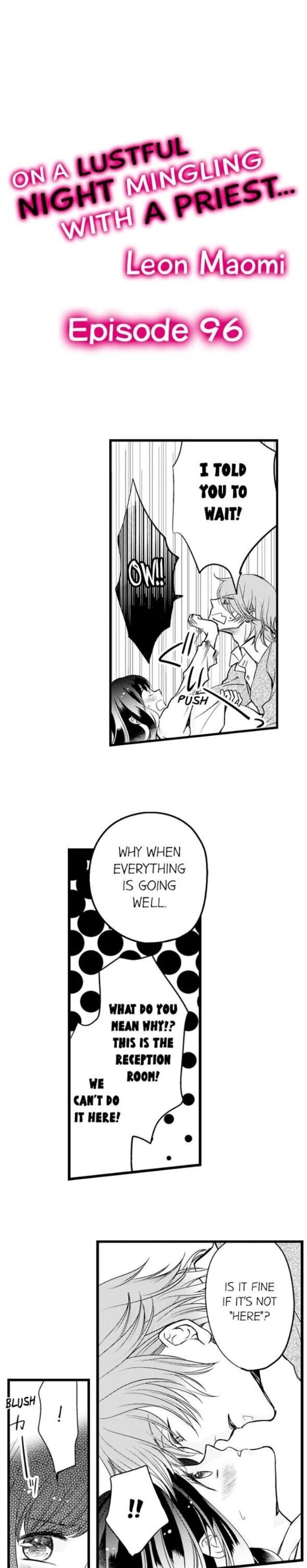 On a Lustful Night Mingling with a Priest Chapter 96 - Page 1