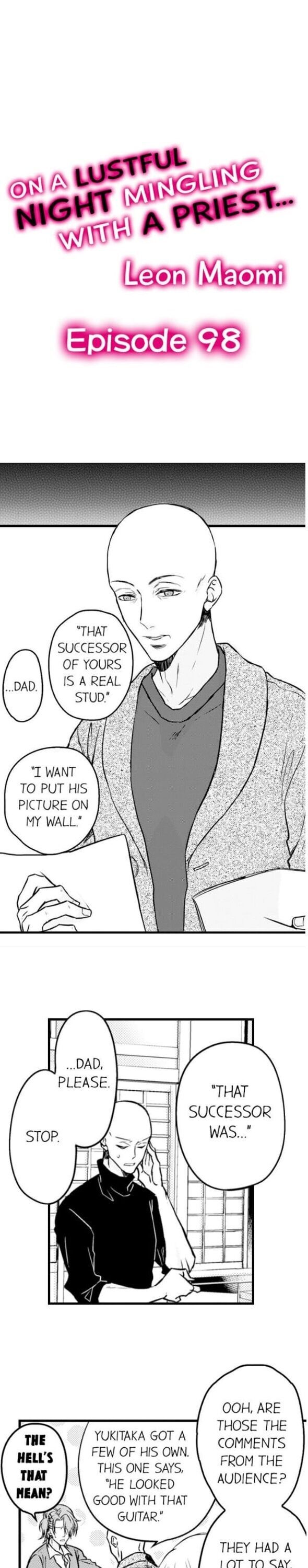 On a Lustful Night Mingling with a Priest Chapter 98 - Page 1