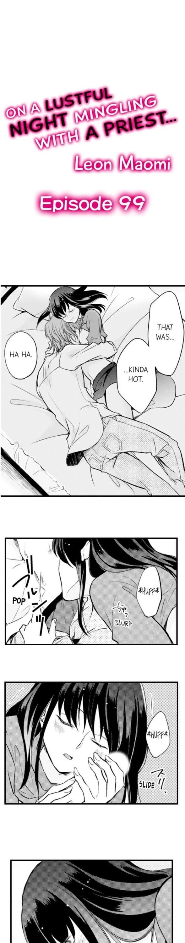 On a Lustful Night Mingling with a Priest Chapter 99 - Page 1