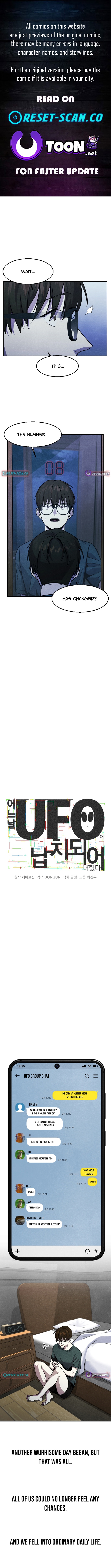 One Day I Was Abducted by a UFO Chapter 3 - Page 1