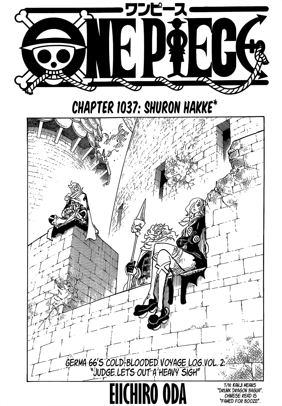 One Piece Chapter 1037 - Page 1