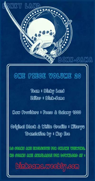 One Piece Chapter 185 - Page 1