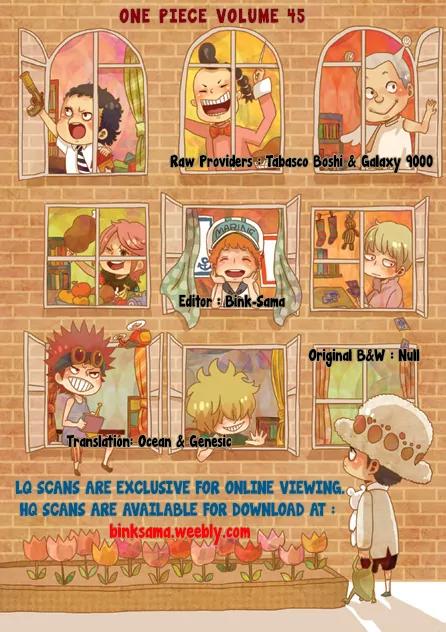 One Piece Chapter 439 - Page 1