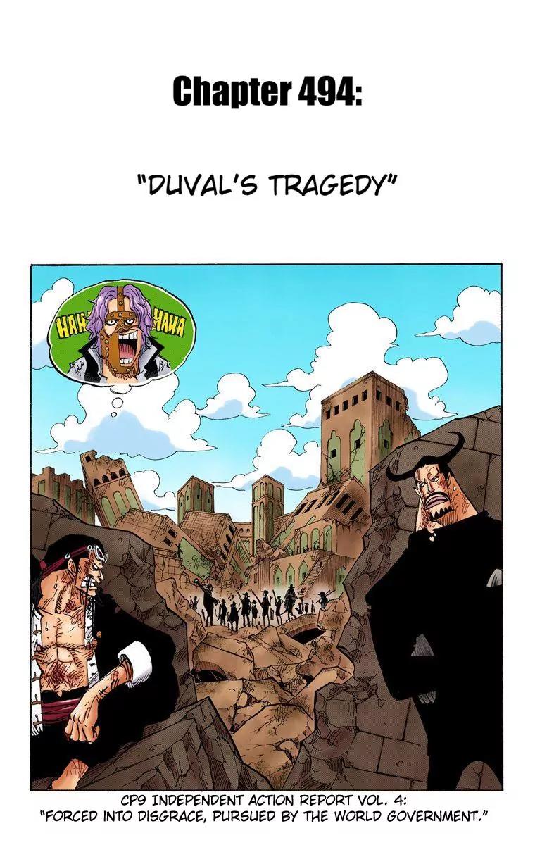 One Piece Chapter 494 - Page 1